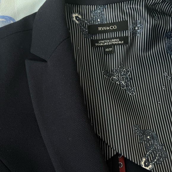 RW&CO Navy Blue Blazer XS - Picture 3 of 5
